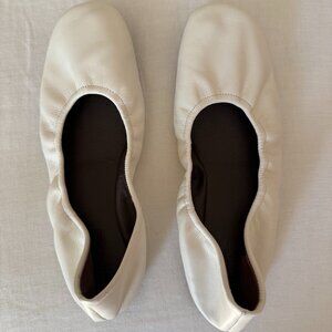 Reformation Cream Flats